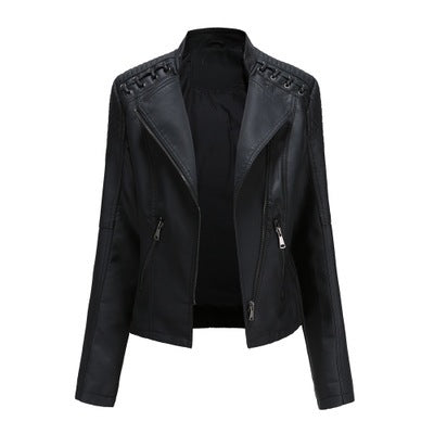 Women's Leather Jackets Women's Short Jackets Motorcycle Suits