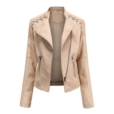 Women's Leather Jackets Women's Short Jackets Motorcycle Suits