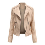 Women's Leather Jackets Women's Short Jackets Motorcycle Suits