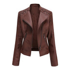 Women's Leather Jackets Women's Short Jackets Motorcycle Suits