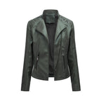 Women's Leather Jackets Women's Short Jackets Motorcycle Suits