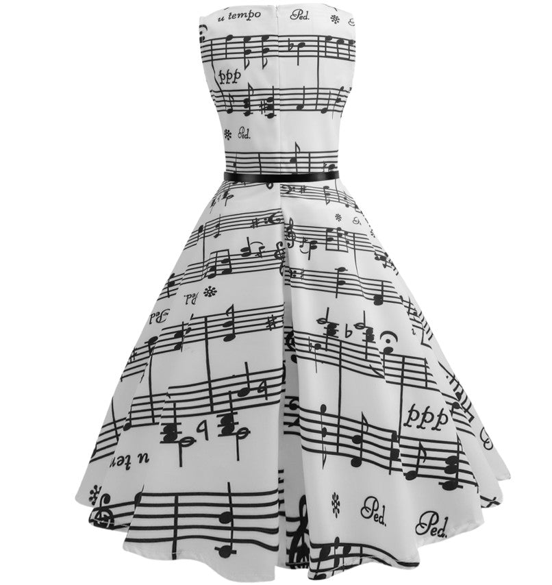 Trending retro floral print dresses
