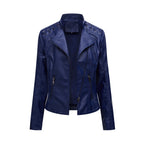 Women's Leather Jackets Women's Short Jackets Motorcycle Suits